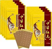 64 pcs Tiger Patches,Chinese Red Tiger Back Patch Ultra Strength Heat Patches for Muscle Joint of Knee Shoulder Neck 8 Packs 8 Each