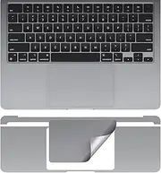 [CaseBuy] Full Body PalmRest Protector Cover for 2022 MacBook Air 13.6 inch with Apple M2 Chip A2681 Keyboard Wrist Rest Protective Skin for MacBook Air M2 13.6", Space Grey