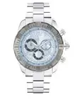NEW GC GUESS SPORTRACER SILVER TONE,CHRONOGRAPH,SWISS BRACELET WATCH Y02005G7