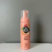 PET HEAD Quick Fix Foam Shampoo Dogs 6.7 Fl. Oz Peach Argan Oil No-Rinse Wash
