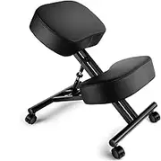 WMYDYBD Ergonomic Kneeling Chair, Adjustable Stool, Suitable for Home and Office-Use Angled seat to Improve Your Posture-Thick and Comfortable Cushion
