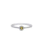 Sabrina Designs 14K 0.13 ct. tw. Diamond & Peridot Ring