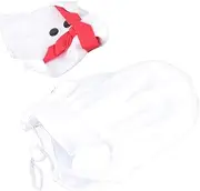 Pet Chef Costume, Pet Chef Hat Size Adjustable Cute Stylish Fine Workmanship Hat and Cape Comfortable for Dog (M)