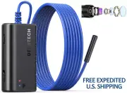 WIRELESS BORESCOPE WiFi 2.0 Megapixels 6 Blue LEDS W Attachments IP67 WATERPROOF