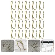 50pcs Curtain Tiebacks Decorative Curtain Hooks Metal Drapery Hooks