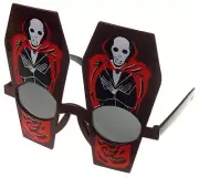Funny Fashion Coffin Eyeglasses EyeWear Costume Party Prop Mask Vampire Skeleton