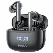 Wireless Bluetooth 5.0 Earphones With Anc And Led Display For Clear Sound Control Earbuds