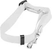 Pet Rope Pet Dog Cat Car Seat Belt Adjustable Harness Seatbelt Lead Leash for Small Medium Dogs Travel Clip Pet Supplies 13 Colors Pet Traction Rope (Size : White)