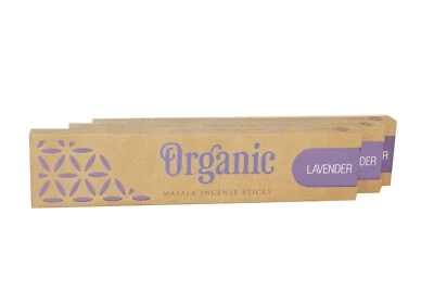 Organic Goodness Lavender Masala Incense Sticks 15Gms X 3 Packs