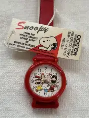Snoopy Watch Citizen Vegaii Showa Retro Tag