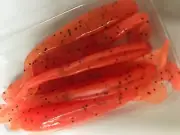 24x Fishing Soft Plastic Paddle Tail Shad 75mm On 3 Colour Scented Fishing Lure