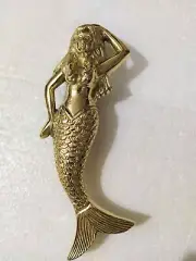 Brass Mermaid Door Knocker Solid Brass au