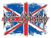 Tin Signs Def Leppard Union Jack British Flag 80s Classic Hard Rock Music Band