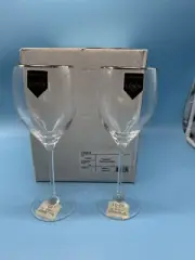 Lenox Timeless Platinum Water Goblet 8 3/4" New w/tags w/box only 2 glasses READ