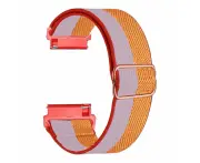 Wahoo ELEMNT RIVAL Braided Loop Flex Watch Straps - White Gold Rose Stripe