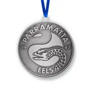 Parramatta Eels NRL Metal Christmas Tree Ornament Decoration