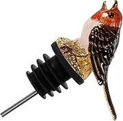 Mobestech Bird Design Wine Pourer Spout Wine Pourer with Airtight Seal for Easy Pouring and Preservation for Home Use and Entertaining