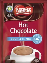 NESTLÉ Hot Chocolate Complete Mix Sachets Drinking Chocolate, 100 Sachets x 25g