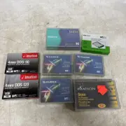 Mixed Data Tape Lot 4mm Cleaning Tape 160m 120 Sony Imation Fujifilm