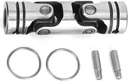 Respicefinem Universal Coupling Industrial Slider Accessories Alloy Steel 3Section 8 X 16 X 58mm Excellent for Universal Adjustment and ThreeSection Steering Made of Durable Alloy