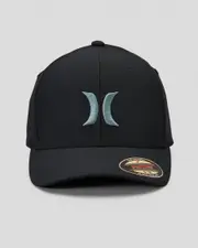 [Hurley] Hurley Men's H20 Dri Icon Hat in Black/Army Size Small/Medium S/M Black/Army