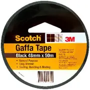 Scotch Gaffa Tape 48mm x 50m Black