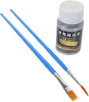 1 Set Stroke Gold Paste Crystal Glue Accessories Art Pigment Stroke Hand-painted Powder (gold Set) Acrylic Paint for Silver Furniture Paint