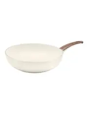 [GreenPan] Woodbe Open 28cm/3.57L in Wok Cream White