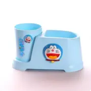 Kawaii Toothbrush Holder Cartoon Plastic Toothbrush Holder Storage Doraemon