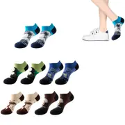 Five Pairs Low cut socks Funny No Show Socks