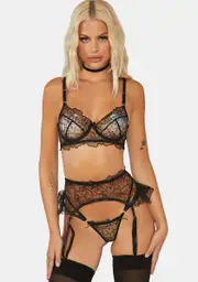 Sleepless Sleepover Sheer Lingerie Set
