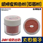 ★正品★台灣製造【續勝】糖花食用平光色粉【草莓色】合法食品級 翻糖蛋糕巧克力糖霜餅乾烘焙刷色惠爾通WILTON色素筆