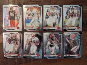 Jerry Jeudy, David Njoku, Amari Cooper, Chubb, Garrett, 2024 Panini Prizm Browns