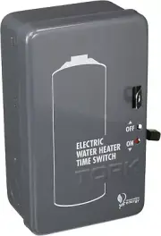Tork NSI WH2B Mechanical Water Heater Time Switch, 24-Hour, 208/250V, 40A, DPST