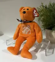 TY Beanie Baby Tony Stewart #20Home Depot | Orange NASCAR - New