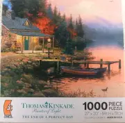 The End of a Perfect Day NEW 1000 Piece Jigsaw Puzzle Thomas Kinkade