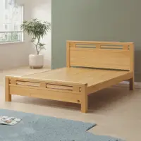 在飛比找momo購物網優惠-【MUNA 家居】格林5尺松木雙人床(床架 床台 雙人床)