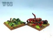 25mm Warhammer WGS Painted Lizardmen Jungle Swarms LZ033