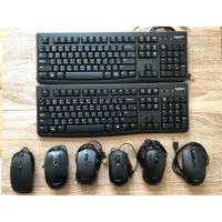 在飛比找蝦皮購物優惠-🍄二手🍄電腦 有線鍵盤 滑鼠 羅技logitech acer