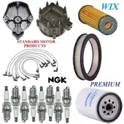 Tune Up Kit Filters Cap Wire Spark Plugs For GMC JIMMY V8 5.7L; 2BBL 1975