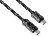 Havit PD100W USB-C to USB-C Fast Charging Cable LED Display 2 Metres