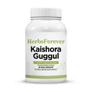 Kaishora Guggul Capsules – Traditional Ayurvedic Formulation - 90 Vege Capsules