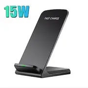 Fast Charger 15W Qi Wireless Charging Station for Iphone 13 12 11 Pro X Xs Xr 8 Samsung Galaxy S21 S20 Note20 S10 S9 Huawei Xiaomi Mobile Phone Charger Dock St