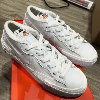 在飛比找蝦皮購物優惠-sacai x Nike Blazer Low 白9.9全新