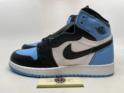 Air Jordan 1 Retro High OG GS 'UNC Toe' Youth sz 5.5Y 6.5Y 7Y NEW!