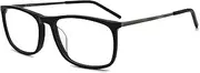 Retro eyeglasses lightweight clear lens vintage rectangle optical frames glasses