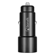 Bonelk Eco Series 38W PD Dual USB-C Car Charger (Black)