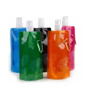 1pc Outdoor Sports Reusable Water Bottles Collapsible Flexible Foldable Ice Bag