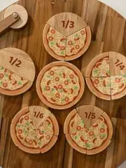 QToys USA Pizza Fraction learning Kit