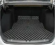 Car Boot Protector for Geely for Emgrand SS11 2022 2023 2024 2025 Car Trunk Main Mat Protect Cover Car Trunk Mats(Black Beige)